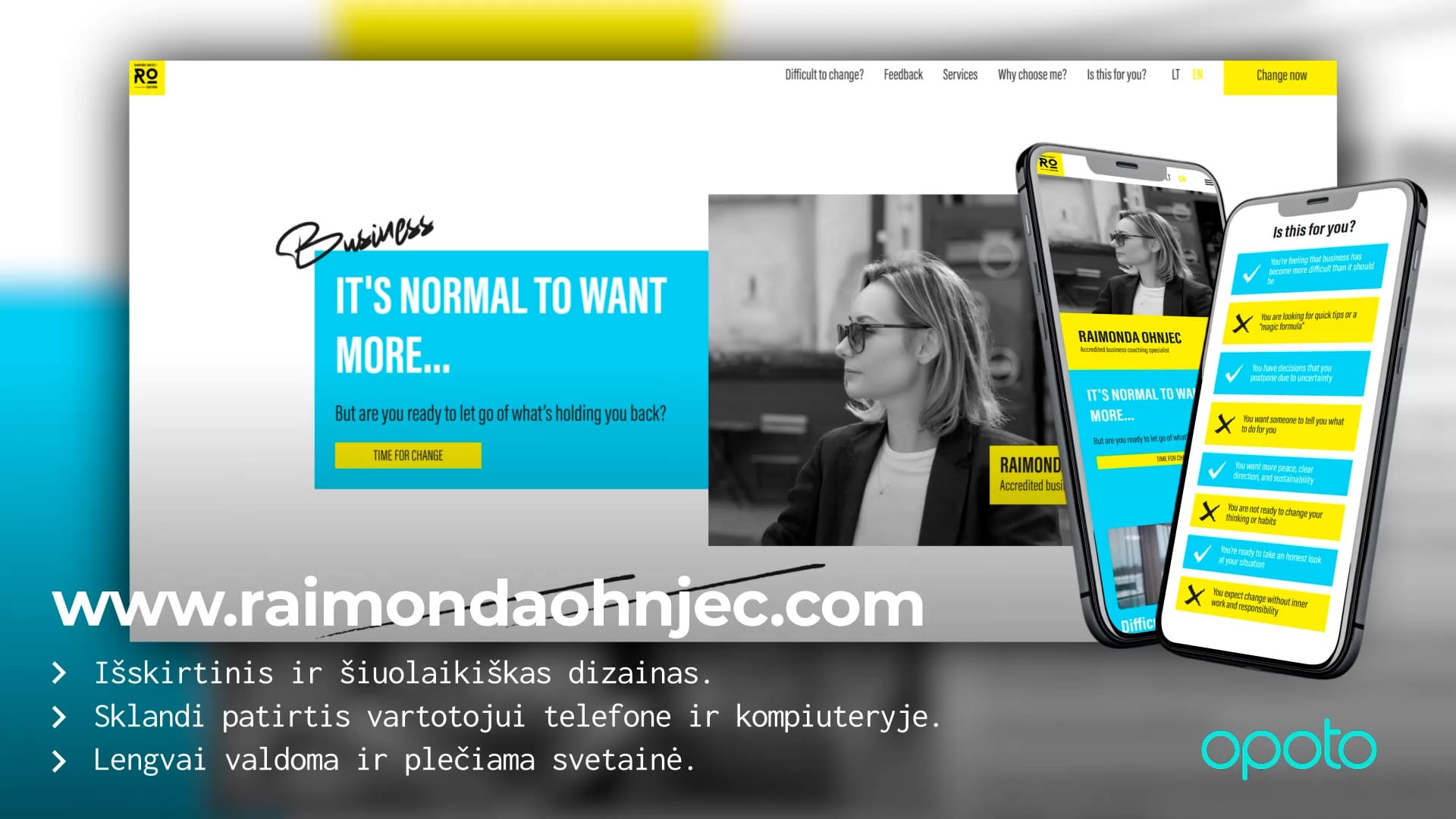 Raimonda Ohnjec - website presentation